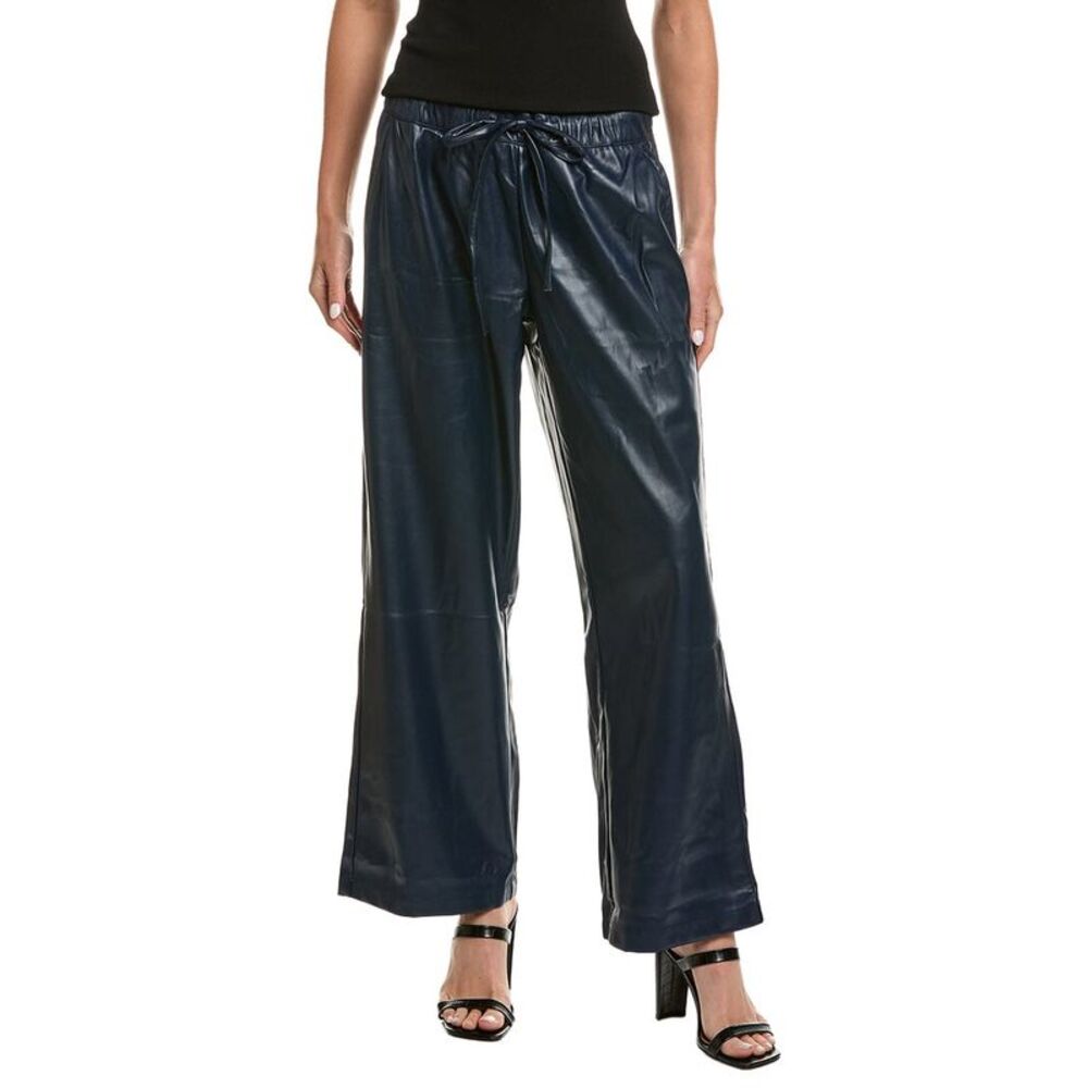 Nydj Womens  Relaxed Dark Sapphire Wide Leg Jean